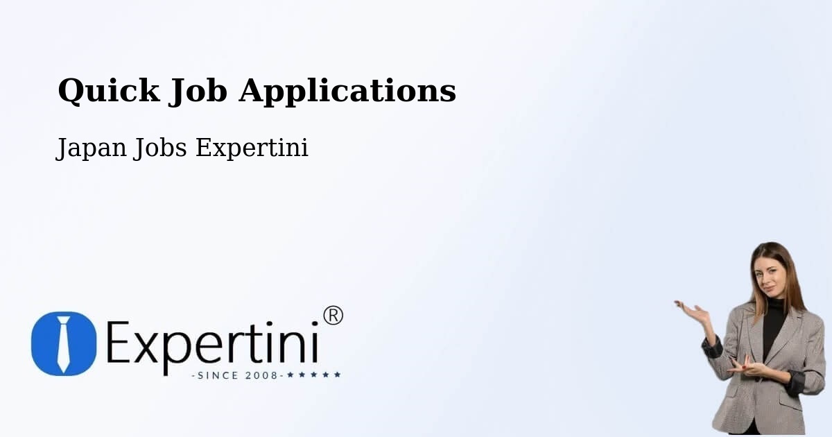 Quick Apply Feature – Kiryū Shi - Japan Jobs Expertini